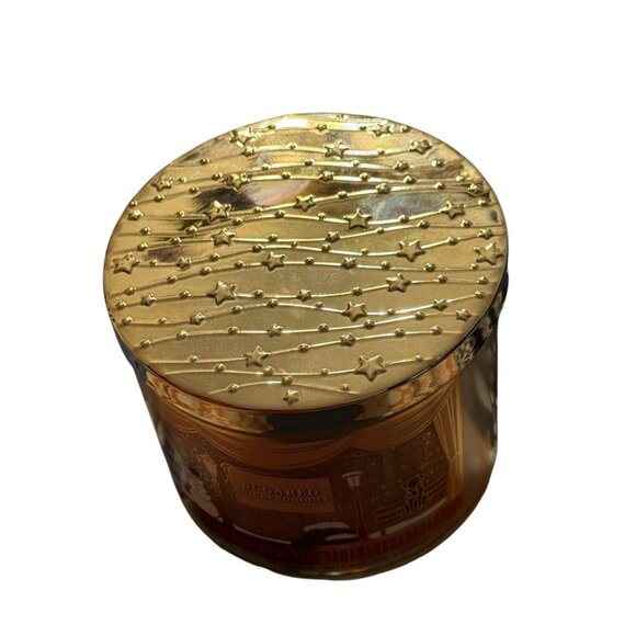 Bath & Body Works Sugared Snickerdoodle 3-Wick Scented Candle 14.5 Oz With Embos - Picture 2 of 5